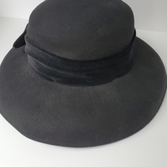 Black Wool Hat Bermona Trend London - Picture 3 of 8